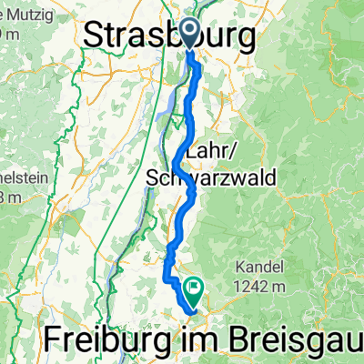 Von Kehl bis Freiburg im Breisgau