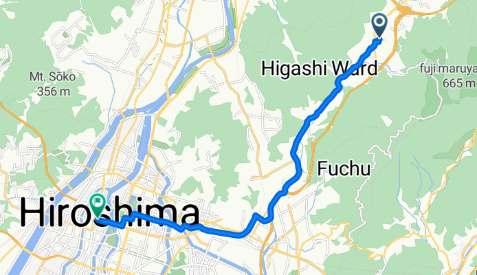 馬木7丁目, 広島市へ十日市町2丁目, 広島市