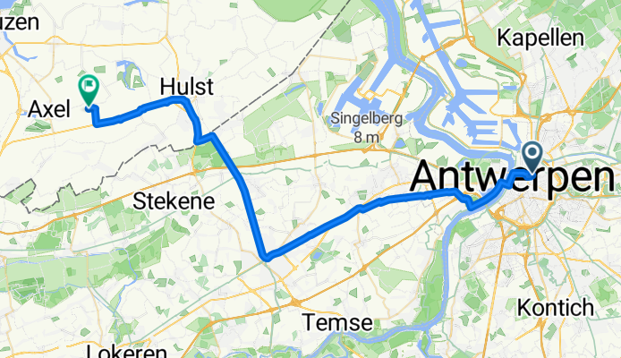 01 Antwerp - Axel (47km)