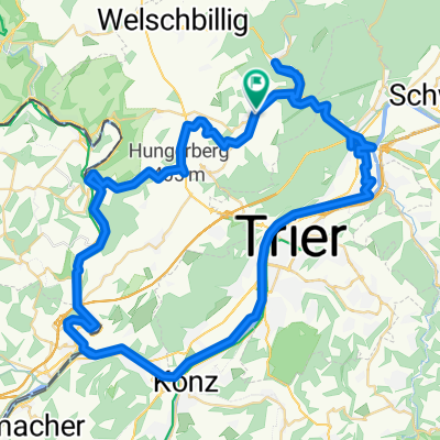 Route zu Moto-Shop. Butzweiler