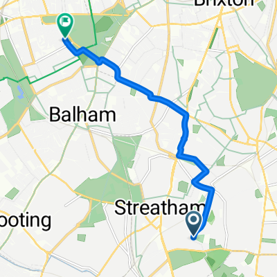 Minehead Road, London to Culmstock Road, London