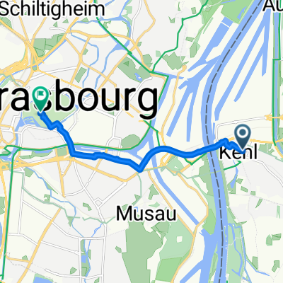 Von Kehl bis Straßburg