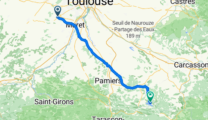 Route de Toulouse to Le Fort