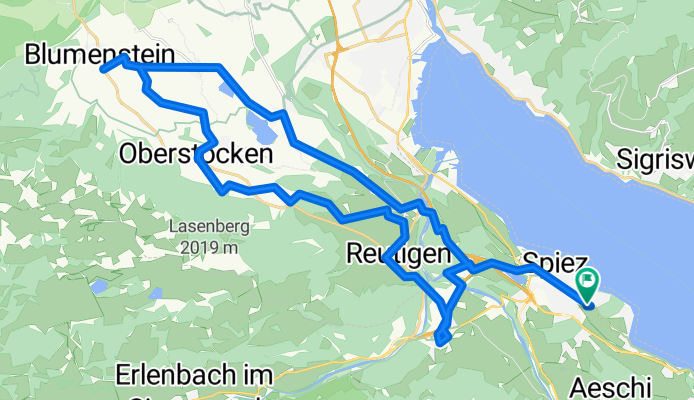 Oberlandstrasse nach Oberlandstrasse