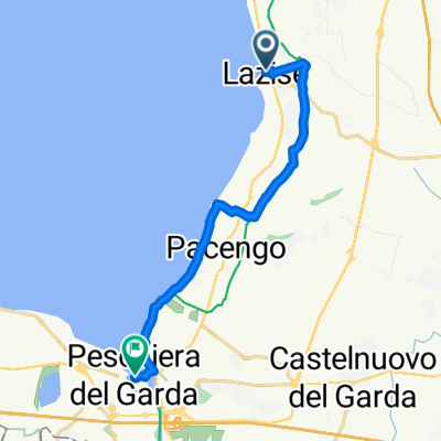 Via Rocca, Lazise a Riviera Giosuè Carducci, Peschiera del Garda
