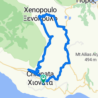 Eparchiaki Odos Valerianou - Porou to Eparchiaki Odos Valerianou - Porou