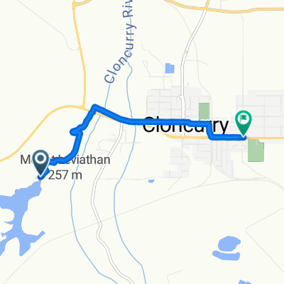 Route to Railway St, Cloncurryncurry