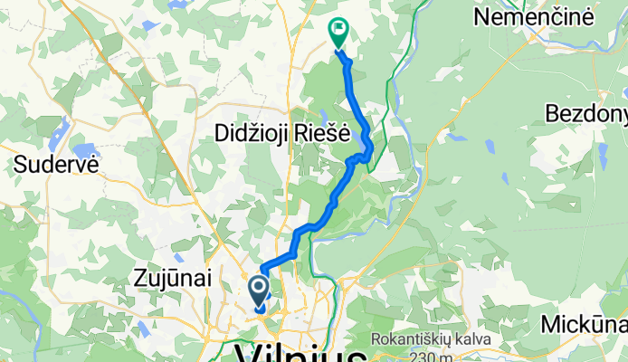 Ukmergės Gatvė to Ajerų aklg.