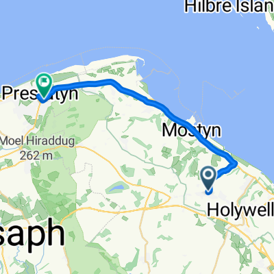 Holway Road, Holywell à Gronant Road, Prestatyn