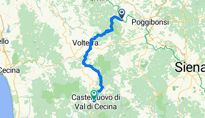 San Gimignano - Castelnuovo di Val di Cecina