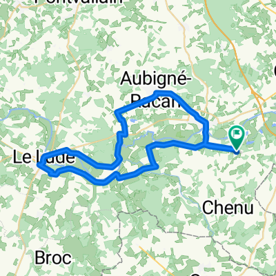 Route in La Bruère-sur-Loir