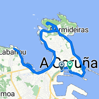 Avenida do Porto da Coruña, A Coruña to Avenida do Porto da Coruña, A Coruña