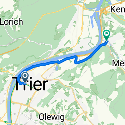 Nordallee, Trier nach Kenner Weg, Trier