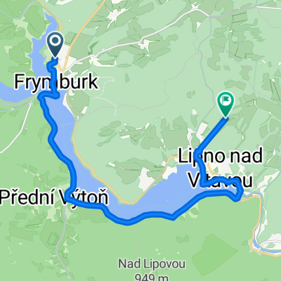 Frymburk do Lipno nad Vltavou