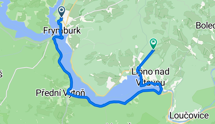 Frymburk do Lipno nad Vltavou