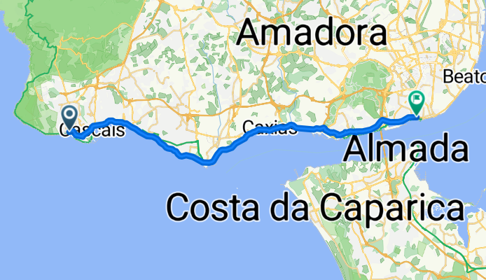 Rua dos Mareantes, Cascais to Misericórdia, Lisboa