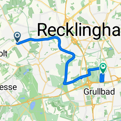 Zur Grubenwehr, Herten nach Tiroler Straße, Recklinghausen