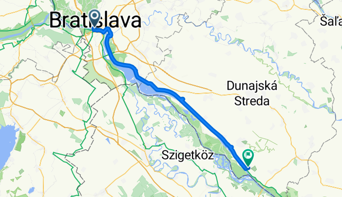 Paulínyho, Bratislava I - Ňárad, Csiliznyárad