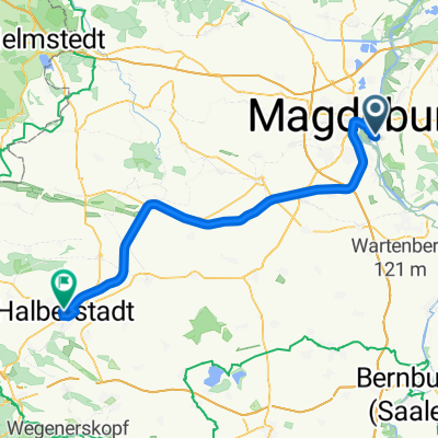 Pechauer Platz, Magdeburg nach Georgenstraße, Halberstadt