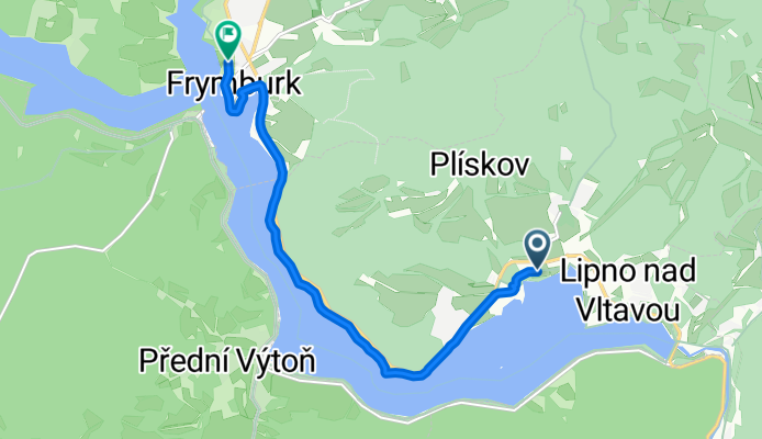 Trasa do Frymburk