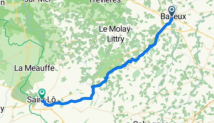 Von Bayeux bis Saint-Lô
