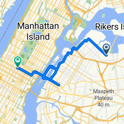 Hazen St, New York nach W 55th St, New York