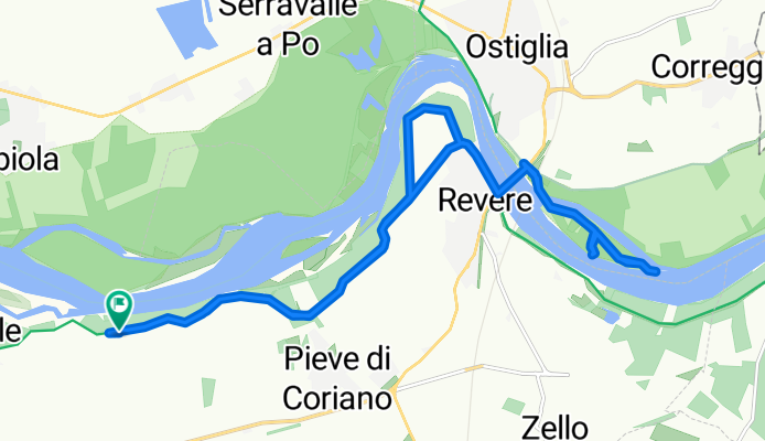 casa di mamma revere argine secondario ponte ostiglia isola boschina e ritorno