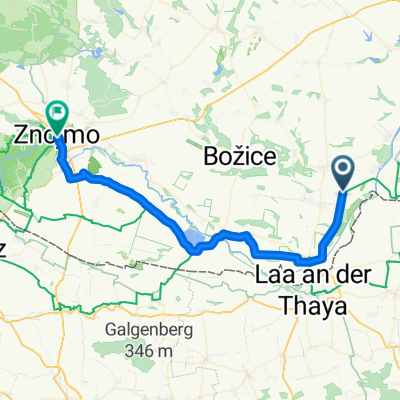Hrušovany nad Jevišovkou - Znojmo