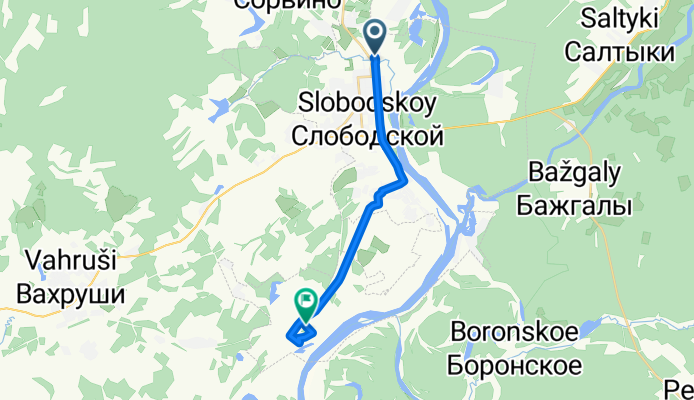улица Яна Райниса, Слободской до Боярская улица, Слободской