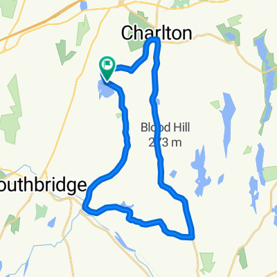 Prindle Hill Rd, Charlton to Prindle Hill Rd, Charlton