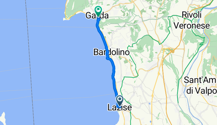 Lazise naar garda