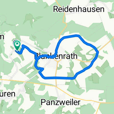 Route nach Hauptstraße, Hesweiler