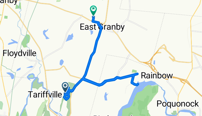East Granby to Metacomet Dr, East Granby