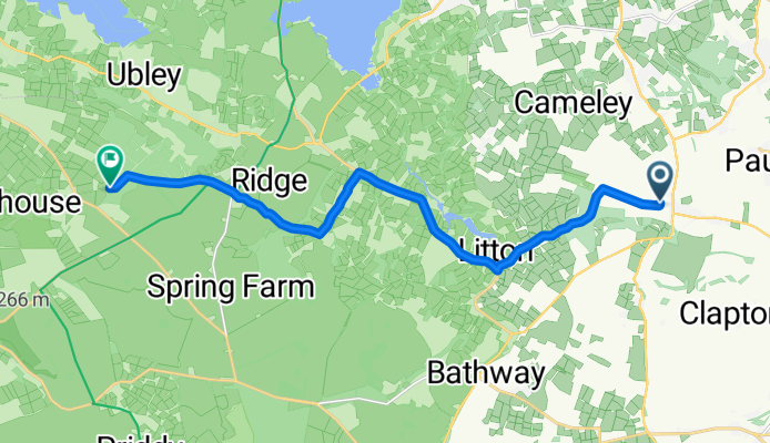 Pitway Lane, Bristol to Nordrach Lane, Bristol