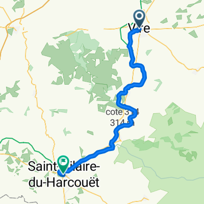 Von Vire-Normandie bis Saint-Hilaire-du-Harcouët