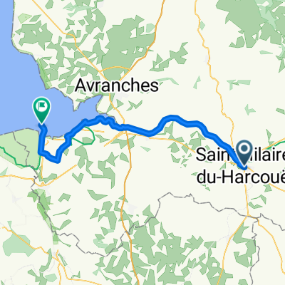 Von Saint-Hilaire-du-Harcouët bis Le Mont-Saint-Michel