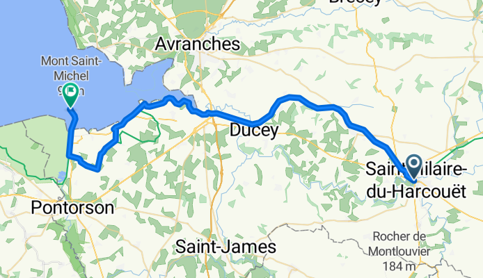Von Saint-Hilaire-du-Harcouët bis Le Mont-Saint-Michel