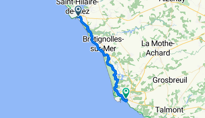 Von Les Sables-d'Olonne bis La Tranche-sur-Mer