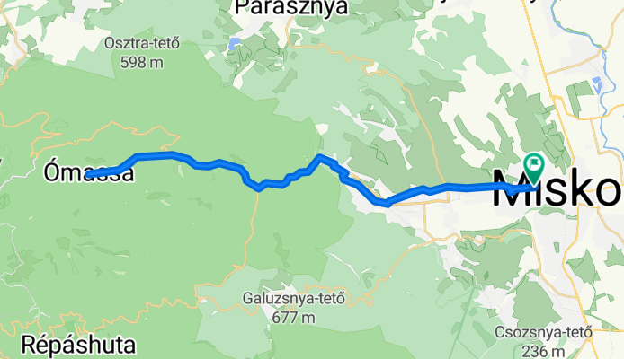 Ilona utca, Miskolc - Kis-Hunyad utca, Miskolc