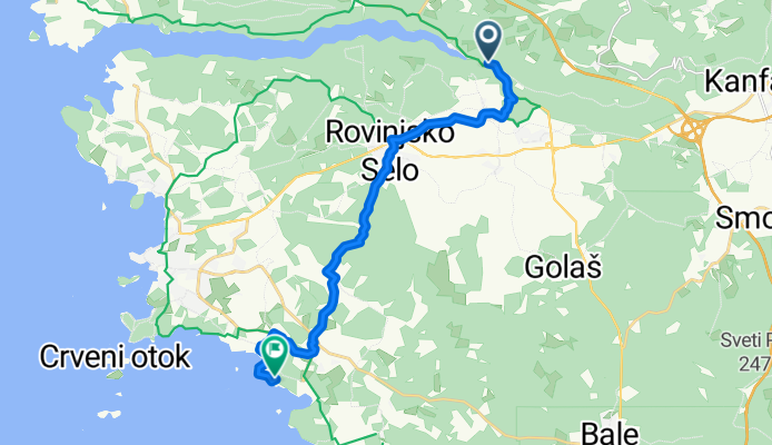 Državna Cesta 75, Jural nach Rovinj V, Rovinj