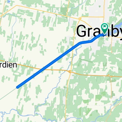 Route Estriade - Granby