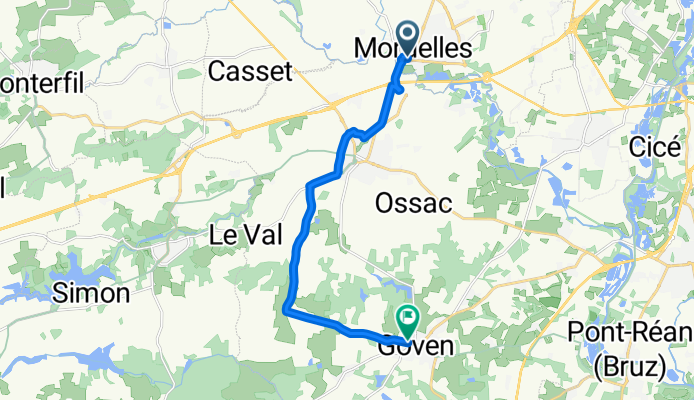 De Rue du Docteur Dordain à Rue du Perray