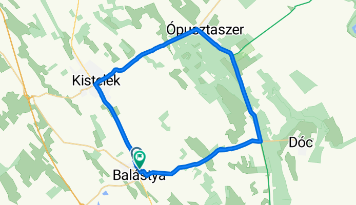 Széchenyi utca, Balástya - Széchenyi utca, Balástya