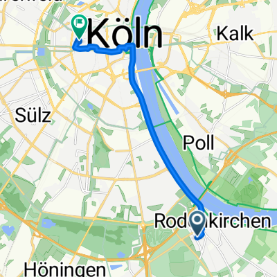Nemeterstraße, Köln nach Benesisstraße, Köln