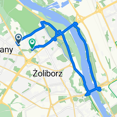 Zabłocińska, Warszawa do Brochowska, Warszawa