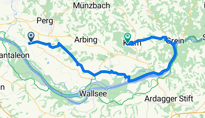 Perger Straße nach Gauning
