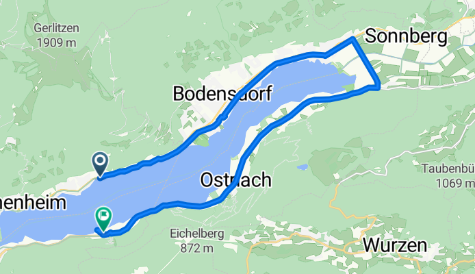 Uferweg, Treffen am Ossiacher See nach Villach