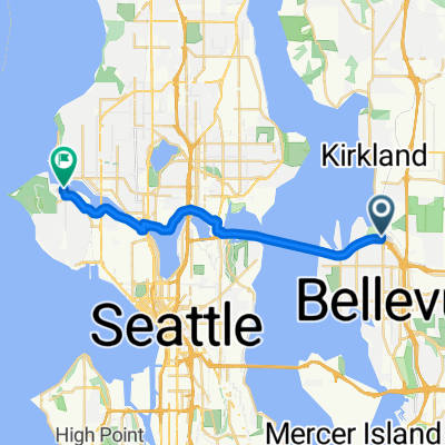 Route to Commodore Park