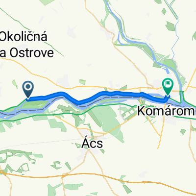 Veľký Lél, Csallóközaranyos - Dunajské nábrežie, Komárom