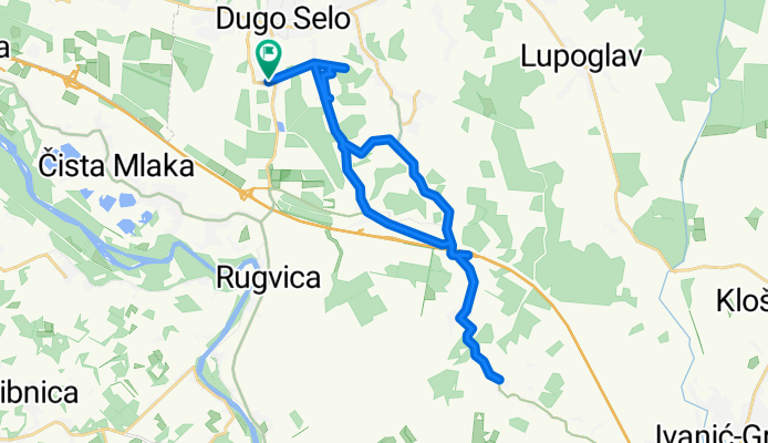Savski Trokut, Dugo Selo to Savski Trokut, Dugo Selo